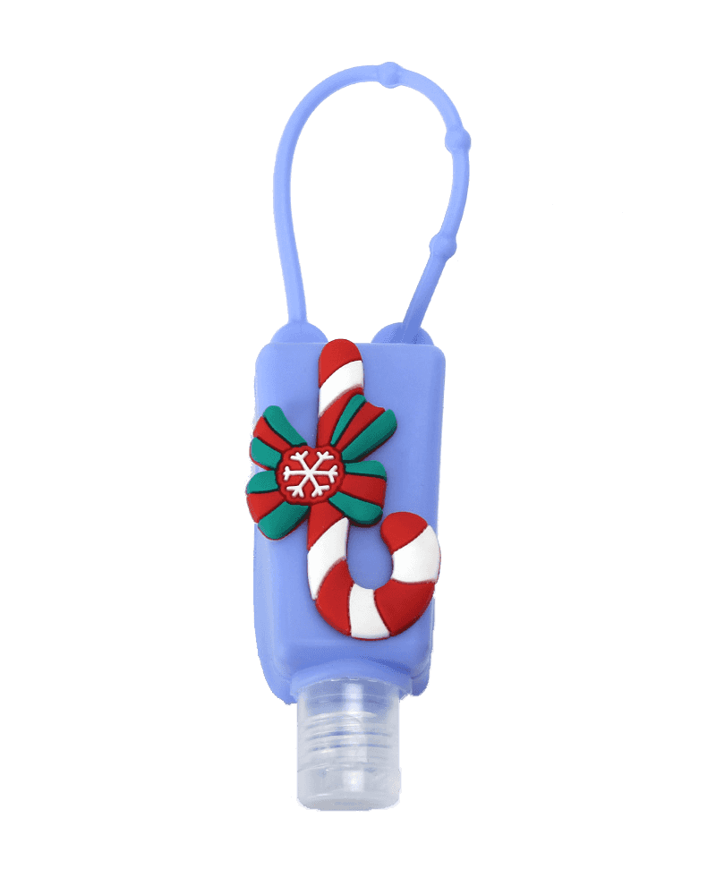 >Support de désinfectant pour les mains en silicone de Noël pour enfants